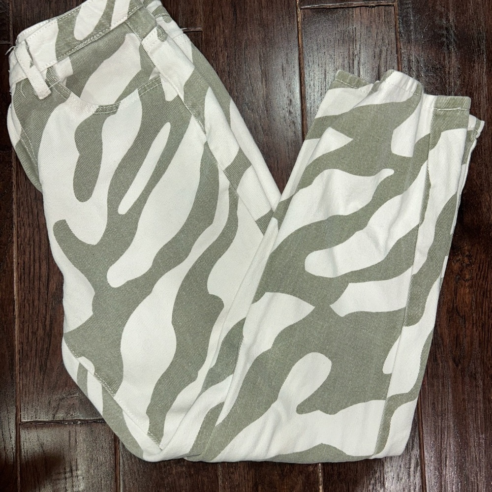 Camouflage Patterned Pants